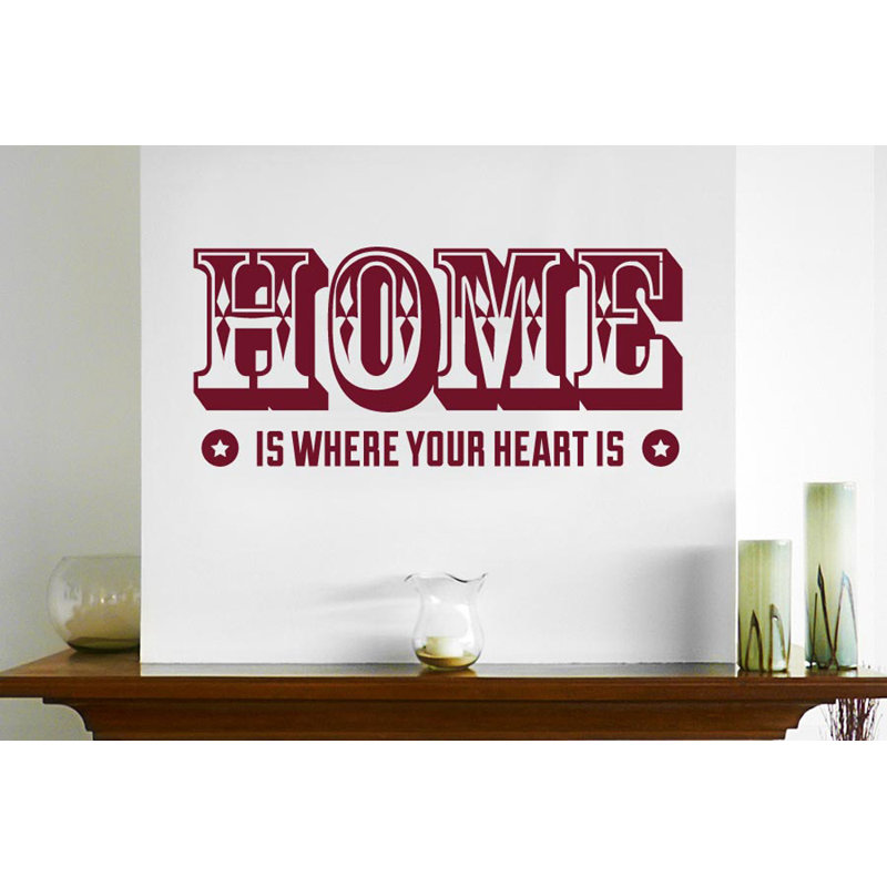 Wall Decal, Burgundy, Large
