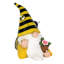 Nain de jardin avec pot de fleurs statuaire Exhart, 5,5 x 8,5 po Exhart