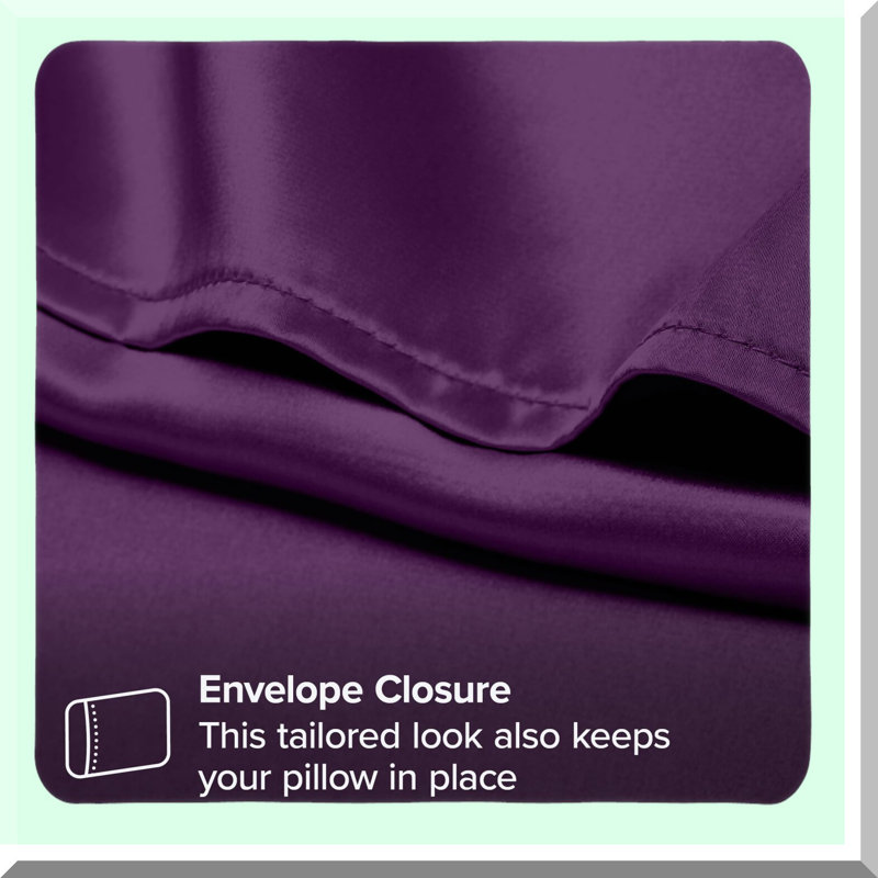 CozyDreams Pillowcase Set - Brushed Polyester Pillow Covers, Soft & Breathable Pillow Protectors - Pack of 2 Luxurious Pillow Cases