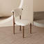 Chaises de salle à manger rembourrées avec cadre en bois massif-5811408