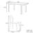 Simple high-end rectangular dining table set-104499073