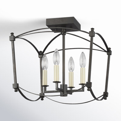 Olive Semi Flush Mount