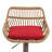 Modern Swivel Bar Stools Set Of 2 Adjustable Counter Height Chairs With Footrest For Kitchen, Dining Room (Red)