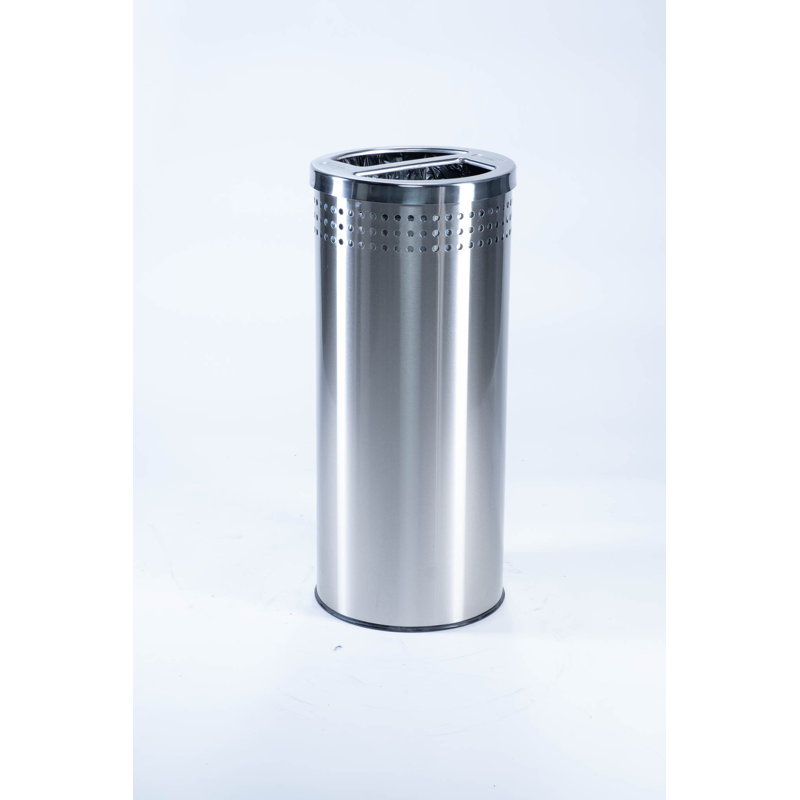 Poubelle et poubelle de recyclage en acier inoxydable de 20 gallons Precision Series®