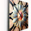Abstract Art Noveau Flower II - Horloge murale abstraite moderne-99634972