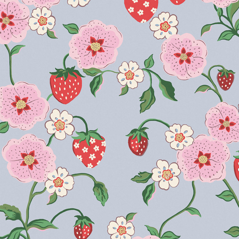 Vassaux fraise été, Bleu