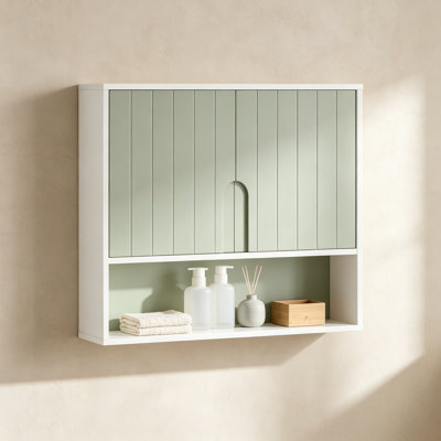 Wood Wall Bathroom Cabinet