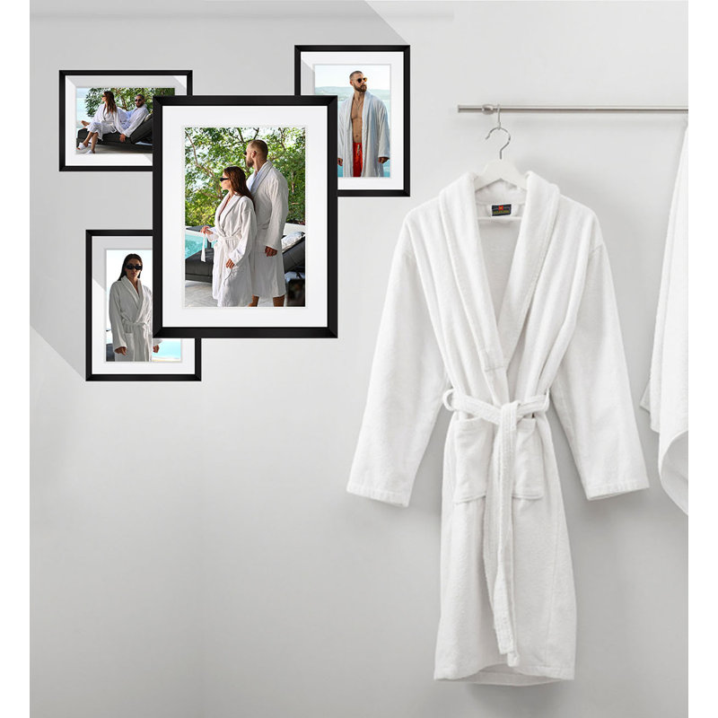 100% Cotton Terry Cloth Bathrobe, 4XL