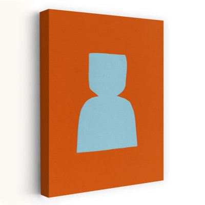 Minimal Human Form Abstract Minimalist Modern Wall Art Print