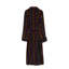 100% Cotton Mid-Calf Bathrobe with Pockets-75051818