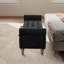 Banc de rangement rembourré l 65,7 po avec couvercles-120782187