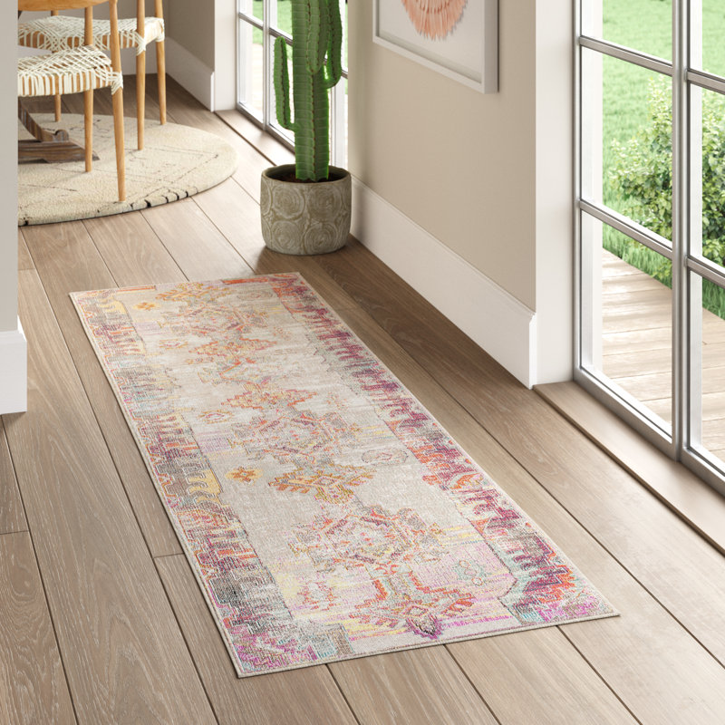 Aliesha-May Crystal Performance Southwestern Rug, Runner 2'2" x 11'