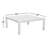 Hodges Square Teak Outdoor Coffee Table , 44'' in. W 44'' in. D