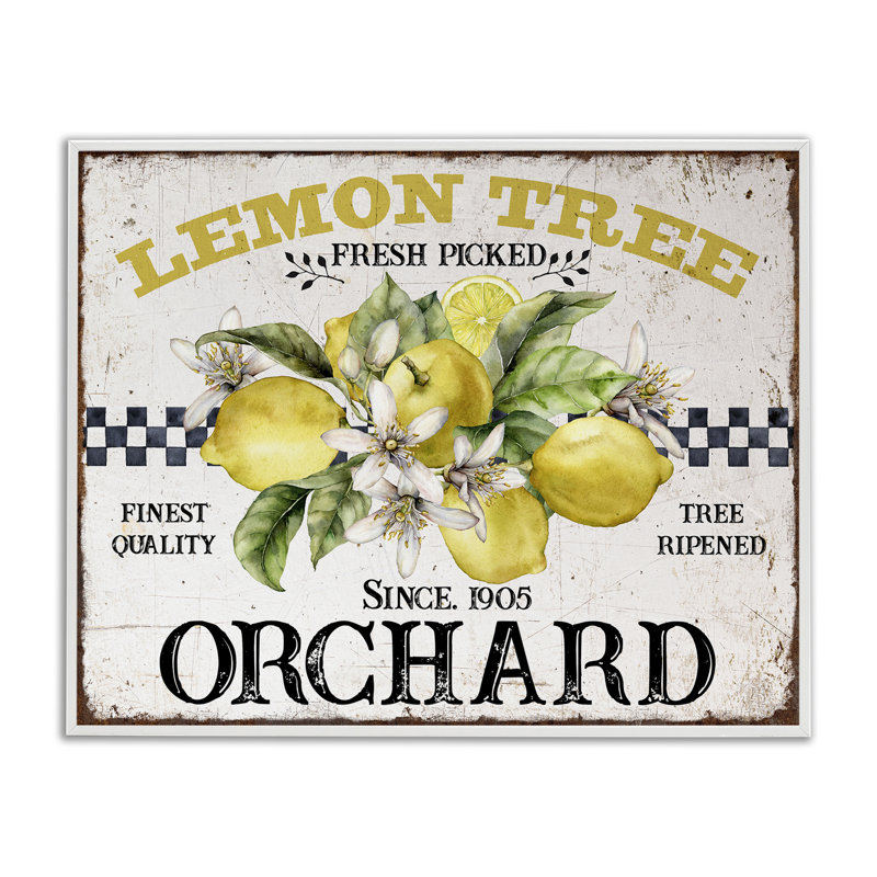 Art de la giclée au citron, H 24 po x l 30 po, Estampe numérique encadrée blanc bord de mer