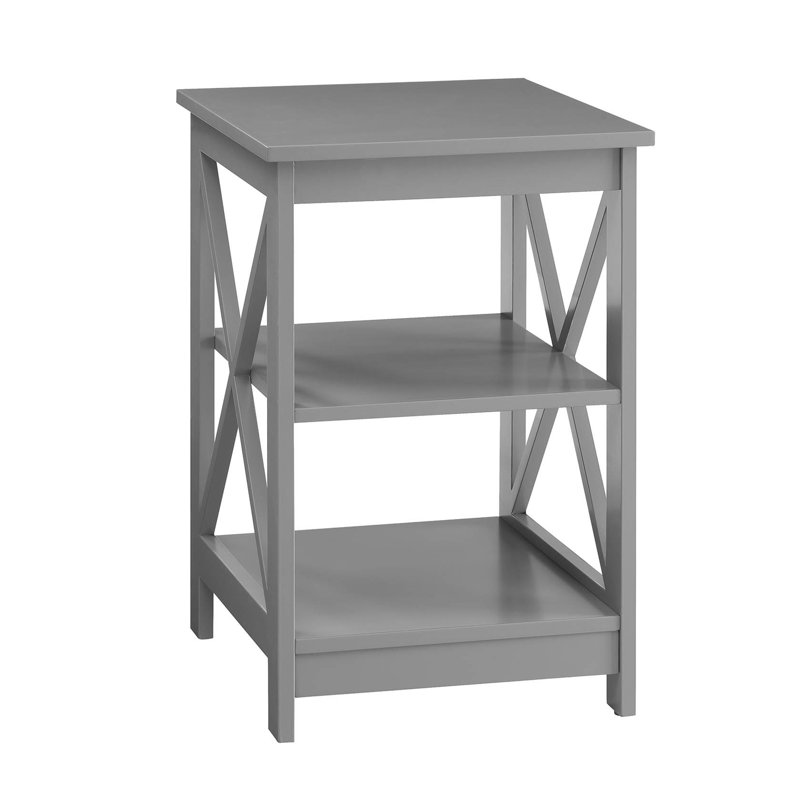 Ensemble de tables basses 3 pièces Darek, Gris