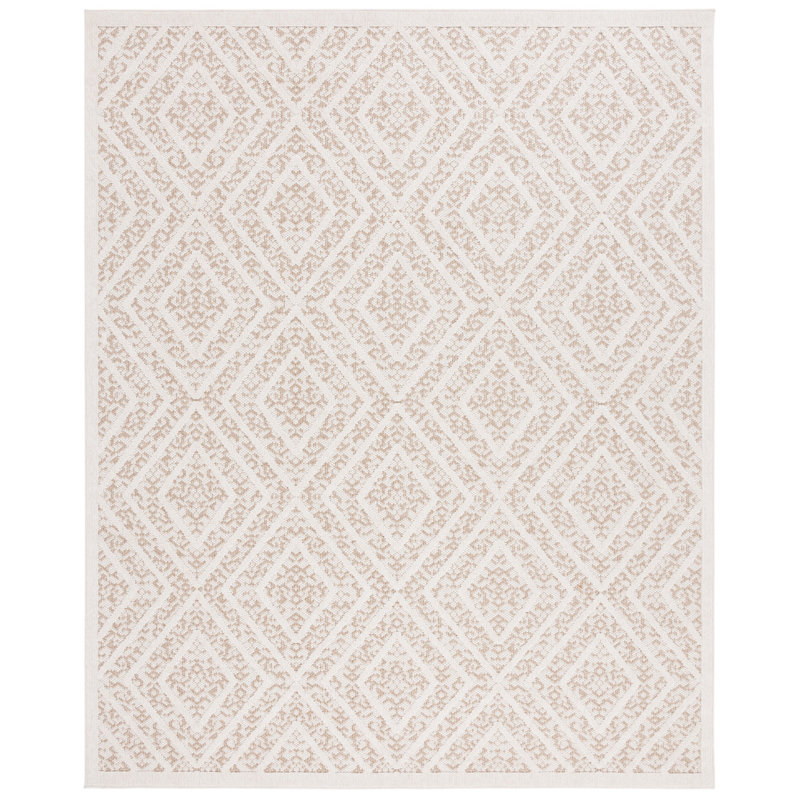 Msro218 Martha Stewart Global Performance Geometric Indoor/Outdoor Area Rug, Rectangle 8' x 10'