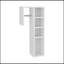 Armoire de rangement pour papier hygiénique Redmond, 4 compartiments, finition bois manufacturé blanc