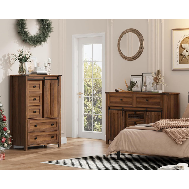 56 cm W Chest of 5 Drawers