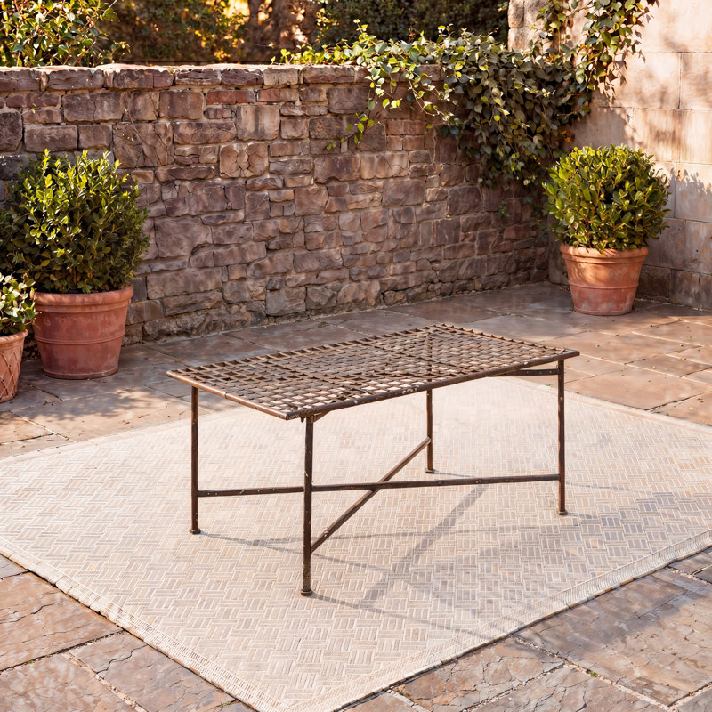 Ensemble 2 chaises longues + causeuse + table basse Caledonia, Antique Dark Green