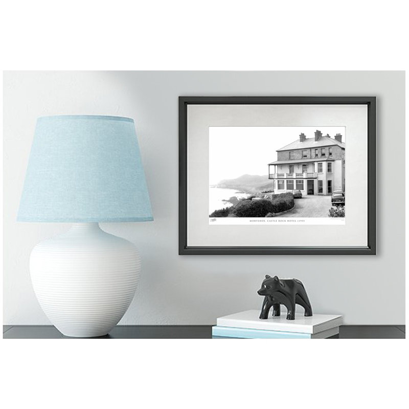 Mortehoe, Castle Rock Hotel C1955 by Francis Frith - Single Picture Frame Print, 45cm H x 60cm W x 2.3cm D