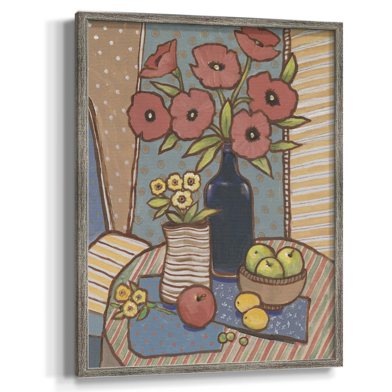 Table Still Life I, reproduction encadrée - bois massif, H 11 po x l 9 po