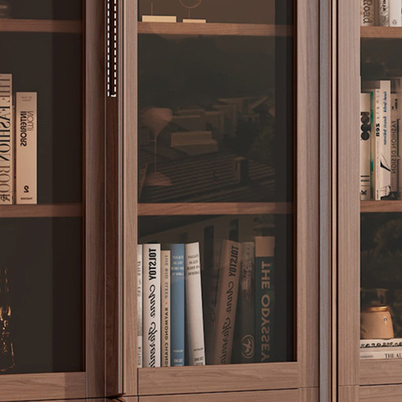 High quality black walnut bookcase