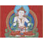 Newari Vajrasattva (Thangka sans brocart) | Aquarelle sur coton