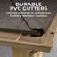 Ensemble de gouttière de pluie pour pavillon de jardin Meridian 12 pi x 12 pi