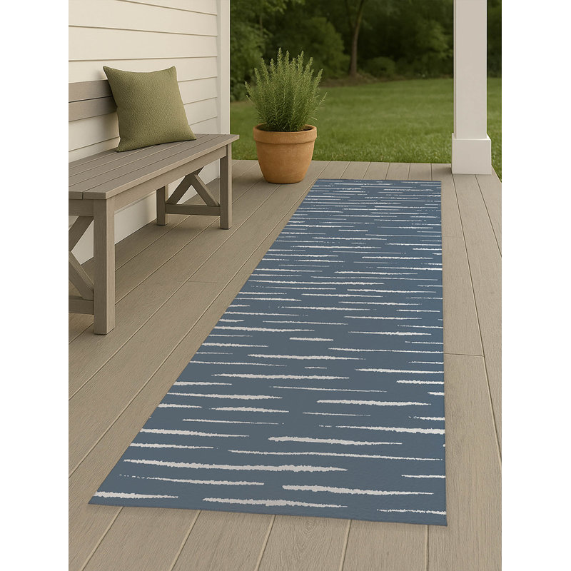 Tapis d'extérieur antidérapant Lak, Tapis de couloir 2 pi 6 po x 8 pi