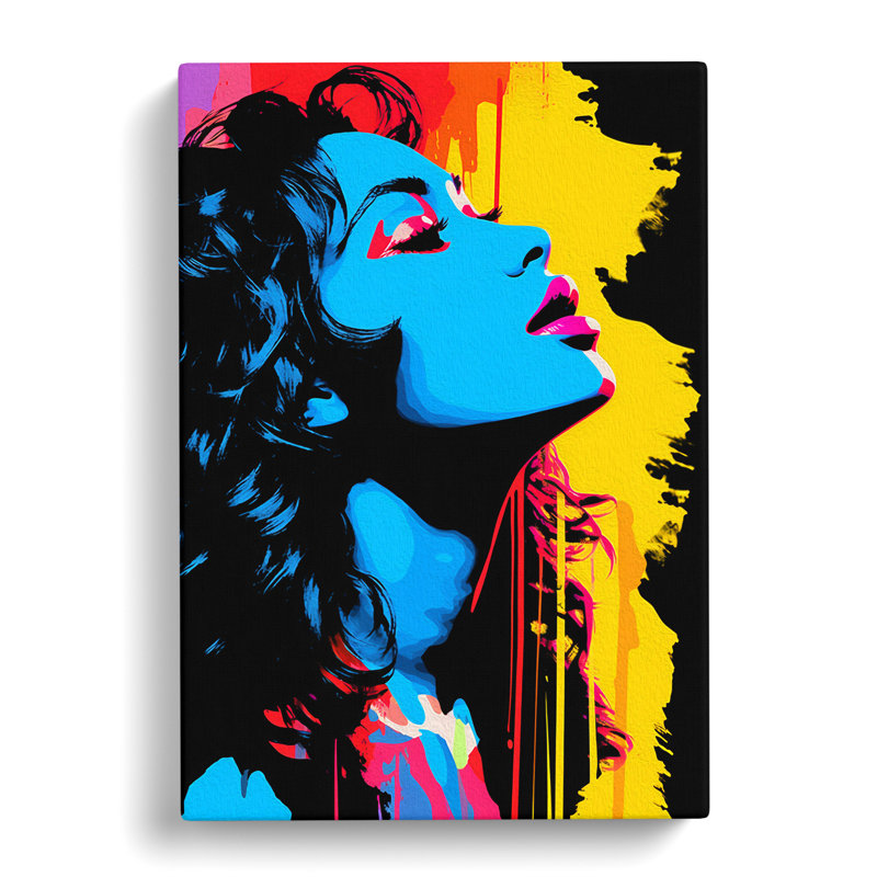 Woman Pop - Wrapped Canvas, 76cm H x 50cm W x 3cm D
