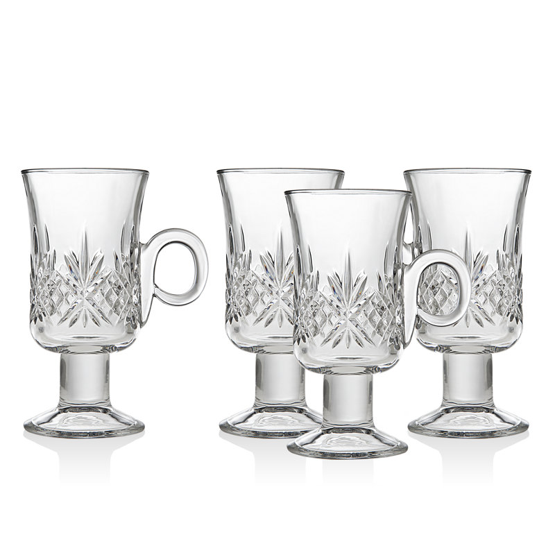 Dublin Crystal Footed Irish Coffee Mug 6oz