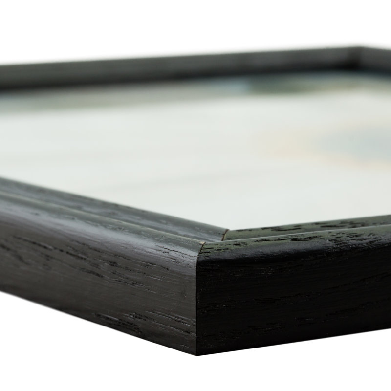 Sheila Black Solid Wood Matte Picture Frame - Set of 2, 20" W X 24" H
