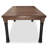 Crossings 42.25 " Acacia Rectangular Solid Wood Top with Steel Base Dining Table