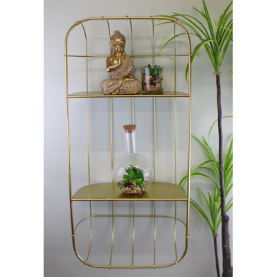 Orear 2 Piece Metal Accent Shelf