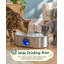 13L/3.4Gal Stainless Steel Large-Dog Fountain with a deeper, wider drinking area, automatic dispensing, visible water window, and 3 filters.