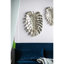 Décoration murale en feuille d'or 24,8 x 17,3 x 2 po-1837226207