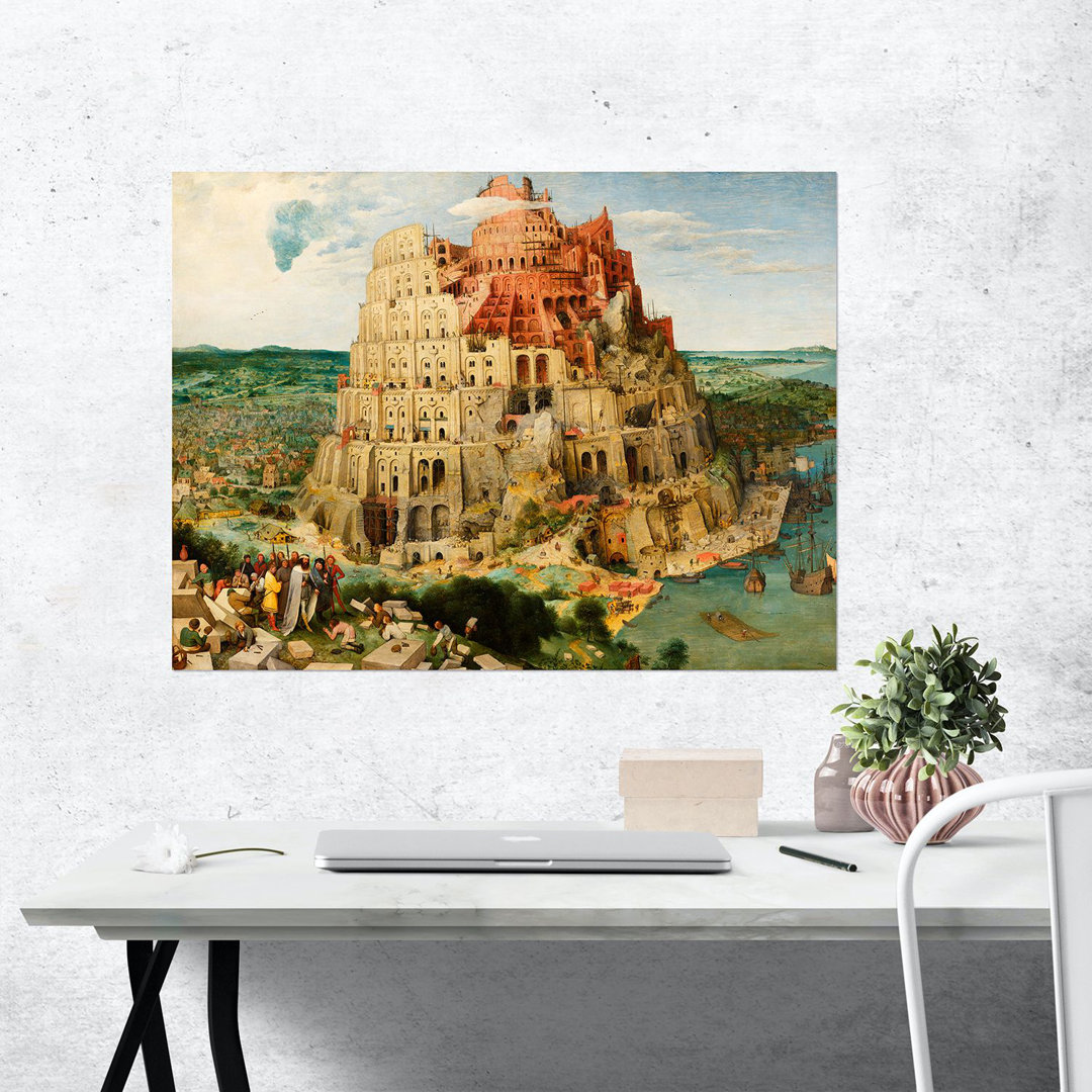 Poster The Tower Of Babel von Pieter Bruegel The Elder