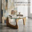 Table basse 31,5 "en verre trempé-130178081