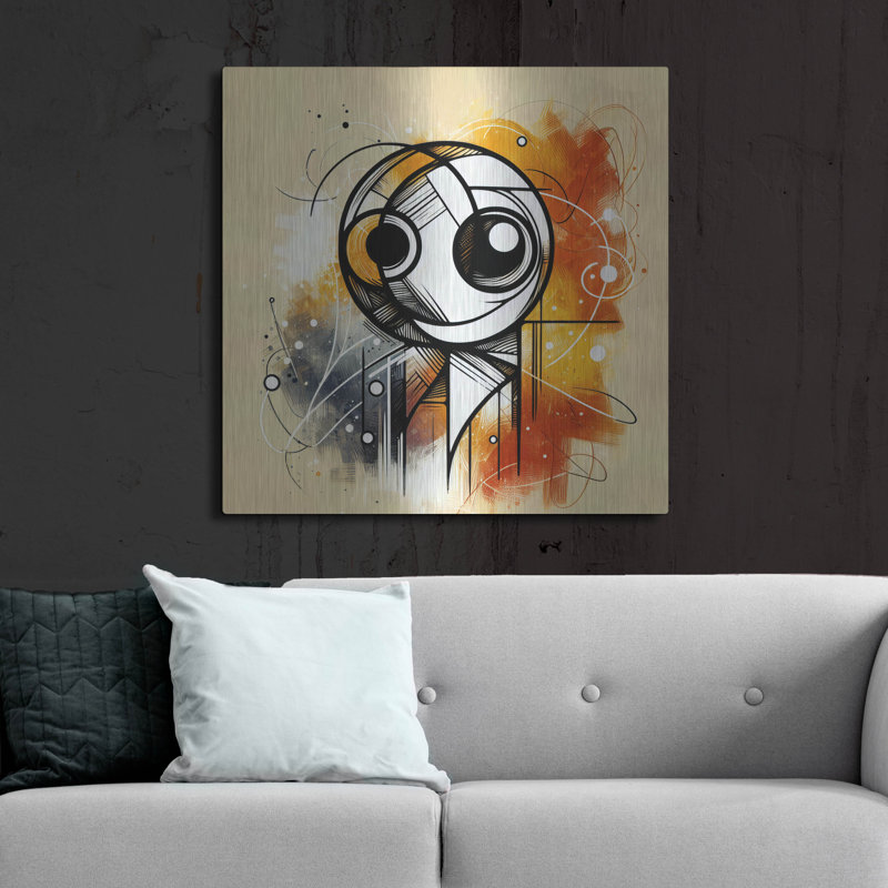 'Hello' by Rey Klimt Metal Wall Art, 36" H x 36" W