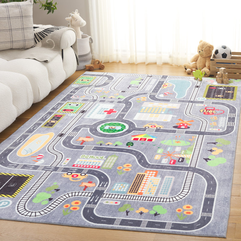 Tapis pour enfant Santa Monica, Rectangle de 5 pi x 8 pi