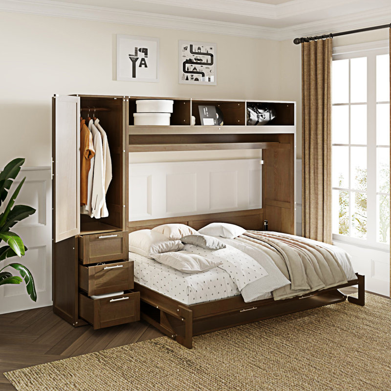 Lit escamotable avec garde-robe Murphy