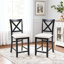 Tabourets de comptoir en bois Mableton