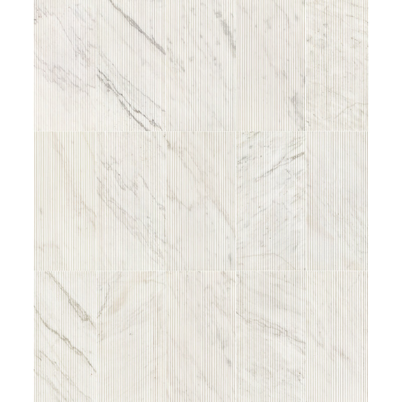 Ol Textured Snow Mountain White Marble Tiles - For Corridor Wall Decoration Natural Stone Hallway