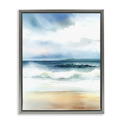 «Rolling Seaside Waves», art mural encadré par Steve Hunziker