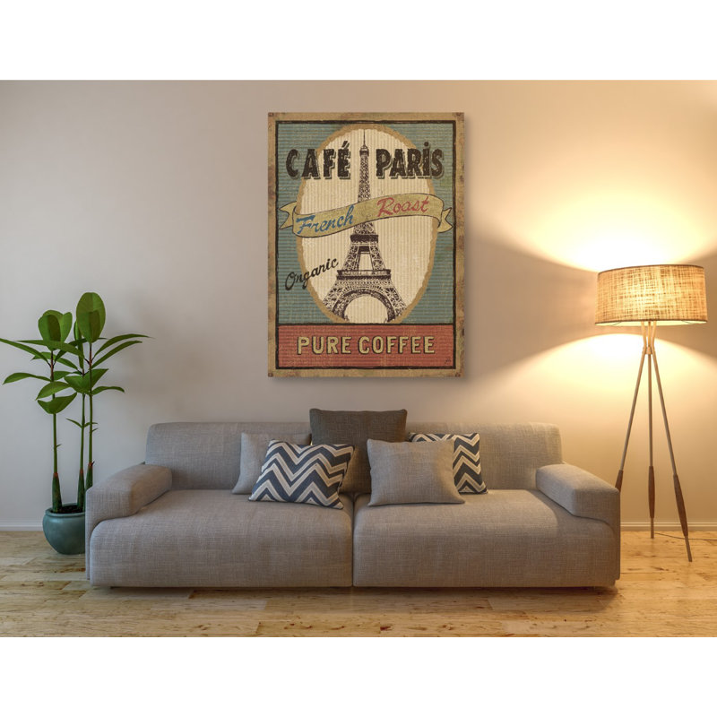 «Coffee Blend II» par Daphne Brissonnet, reproduction d'art sur toile, H 34 po x l 26 po x P 1,25 po