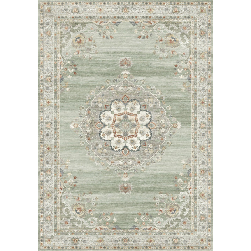 Tapis vert 2 pi 7 po x 9 pi 10 po Green, 2 pi 7 po x 9 pi 10 po