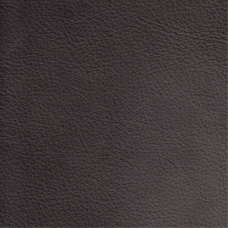 Repose-pieds ovale en cuir fleur