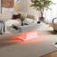 High Gloss LED Rectangle Coffee Table with 2 Drawers-1933977472