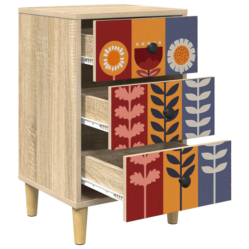 36 cm W Bedside Table