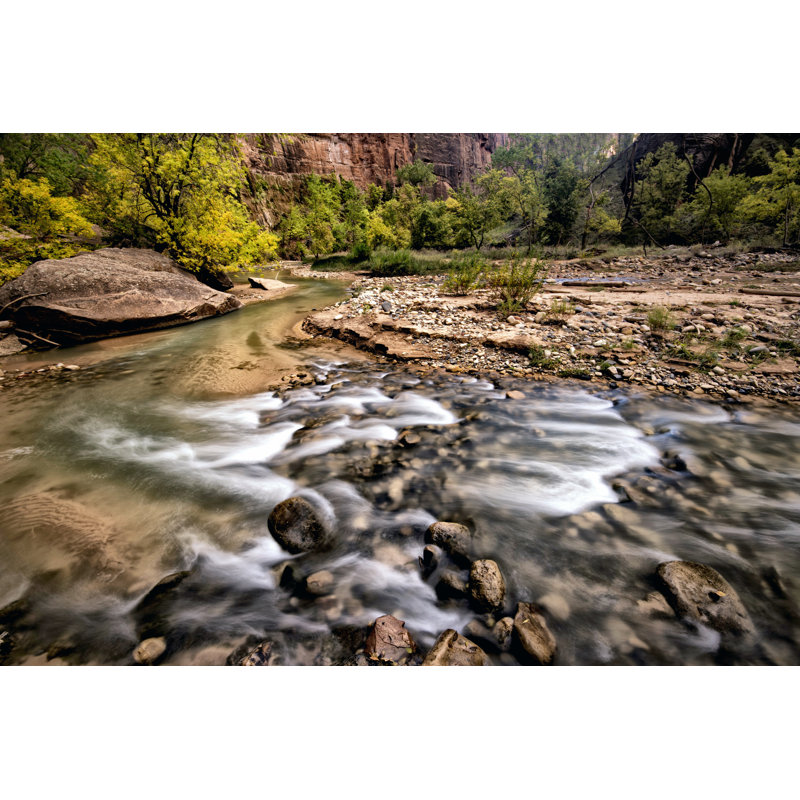Virgin River II - Painting, 51cm H x 76cm W,  Wrapped Canvas